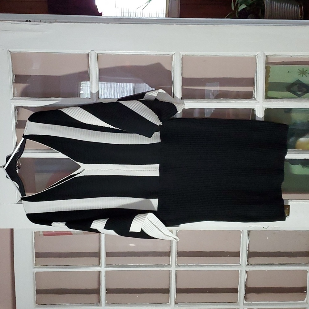 Plus-sized sweater dress